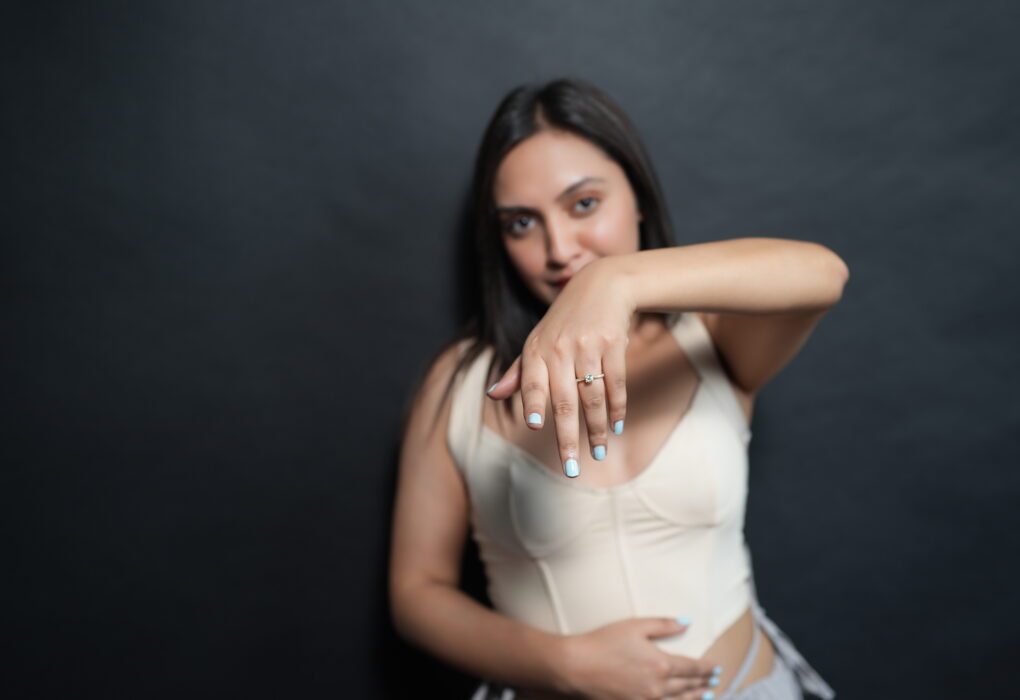 Light Weight Solitaire Ring