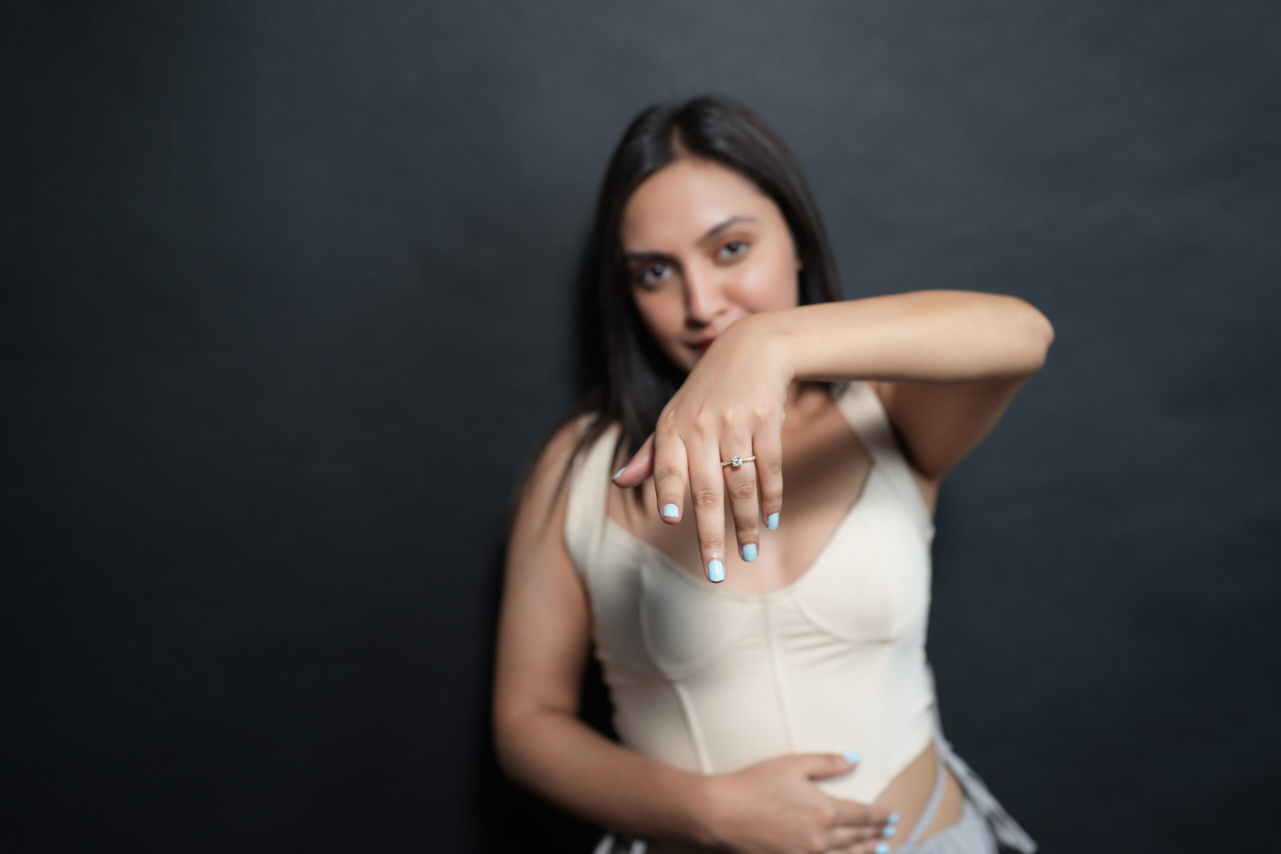 Light Weight Solitaire Ring